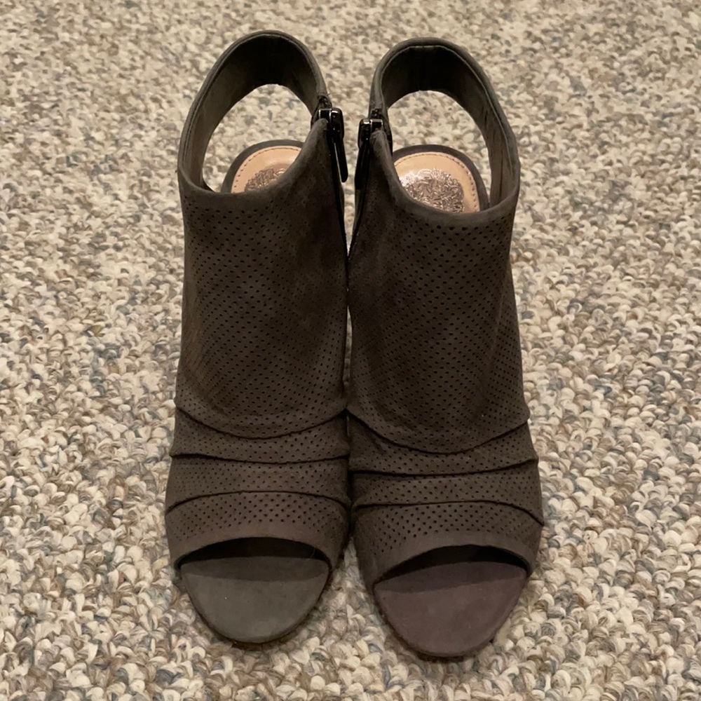Vince Camuto Peep Toe Ankle Booties